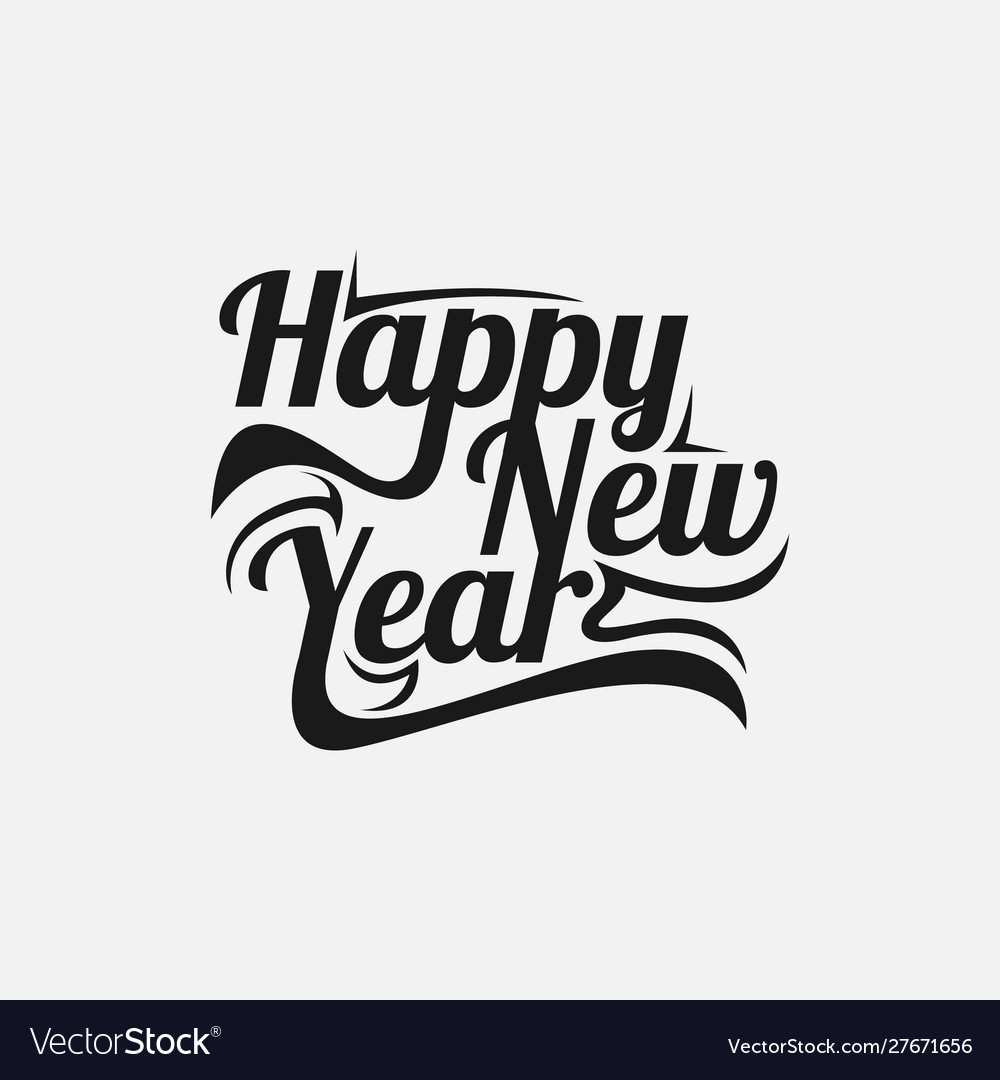 happy new year text art copy paste