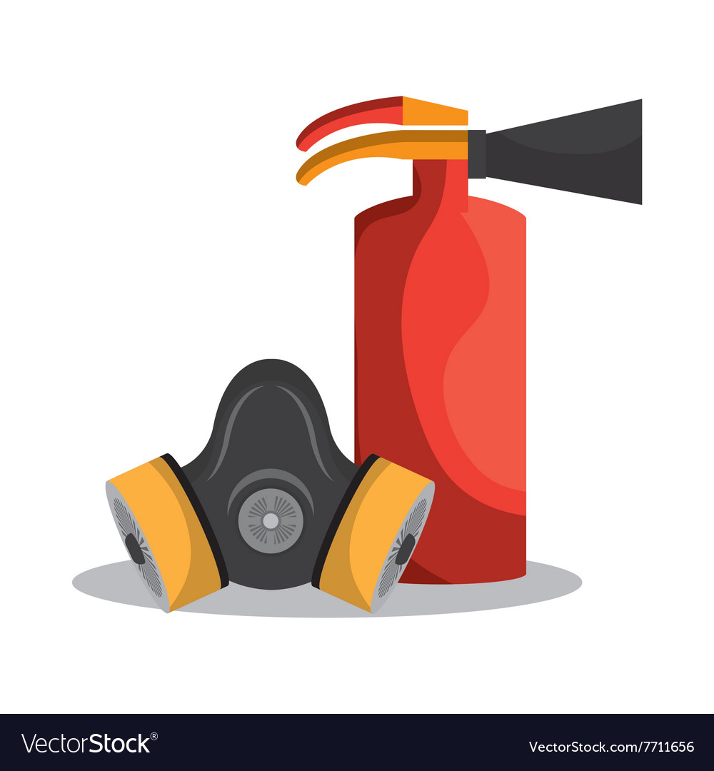 Safety equipment design Royalty Free Vector Image