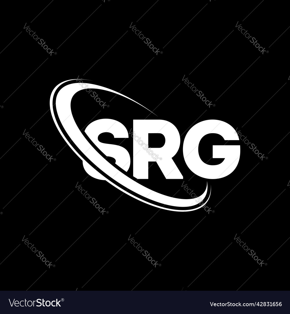 Srg logo letter design Royalty Free Vector Image