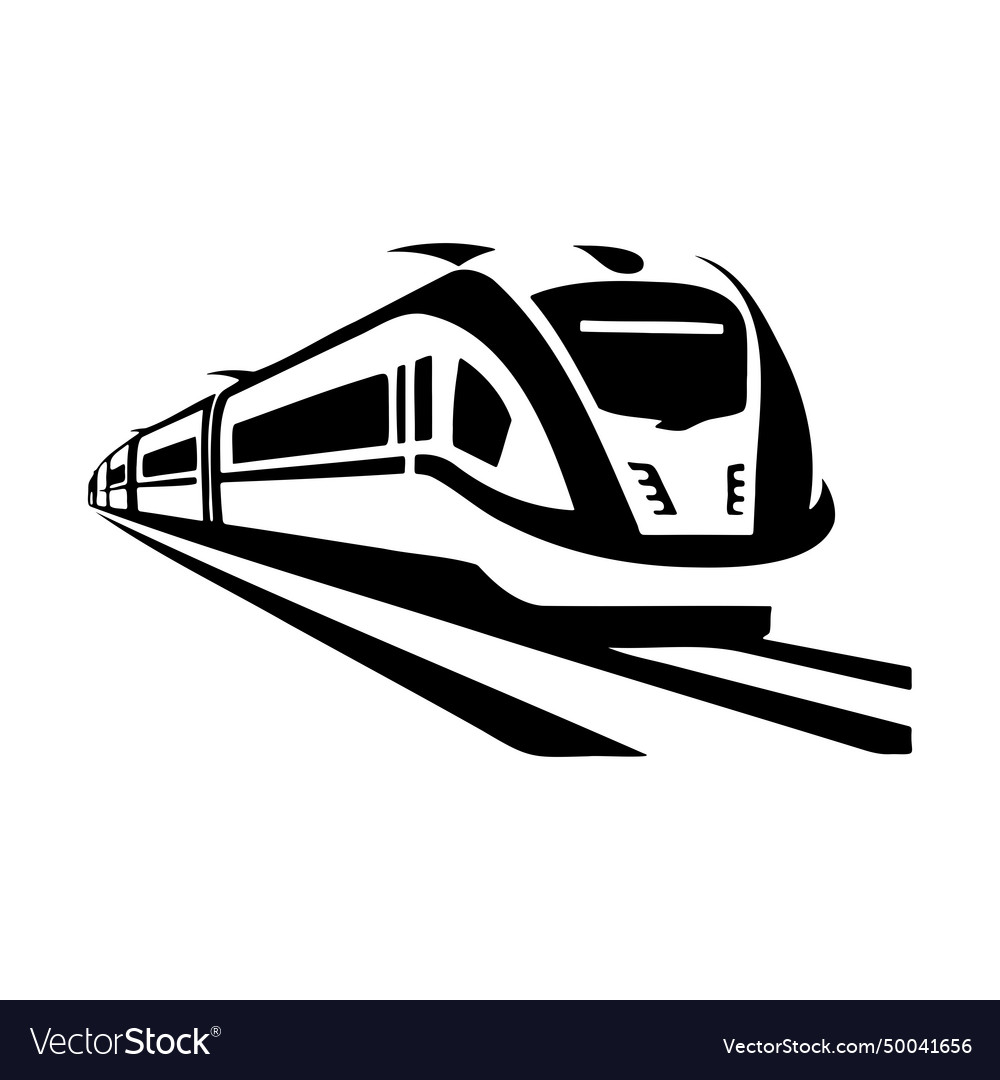 Train simple logo Royalty Free Vector Image - VectorStock