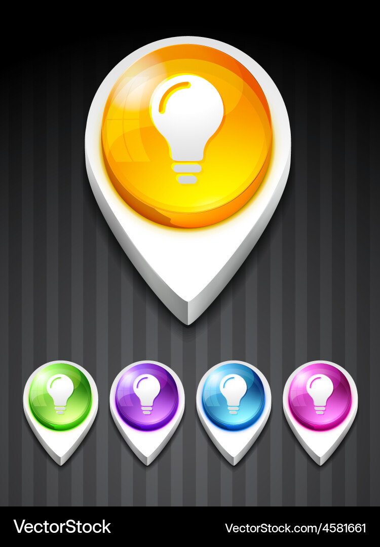 Bulb idea Royalty Free Vector Image - VectorStock