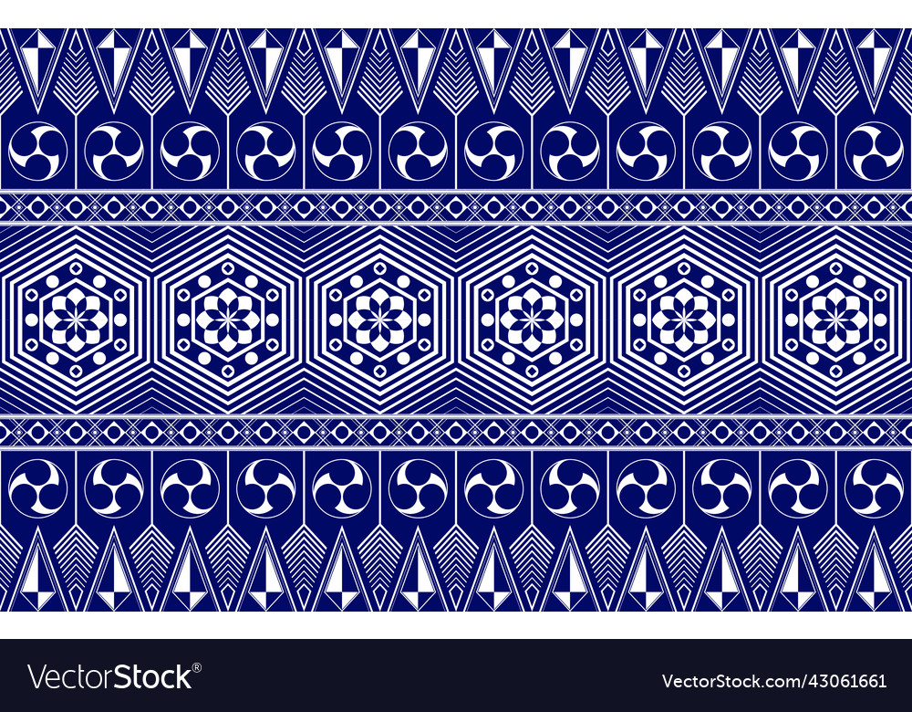 Native fabric textile pattern 003 vector image Native fabric textile pattern 003