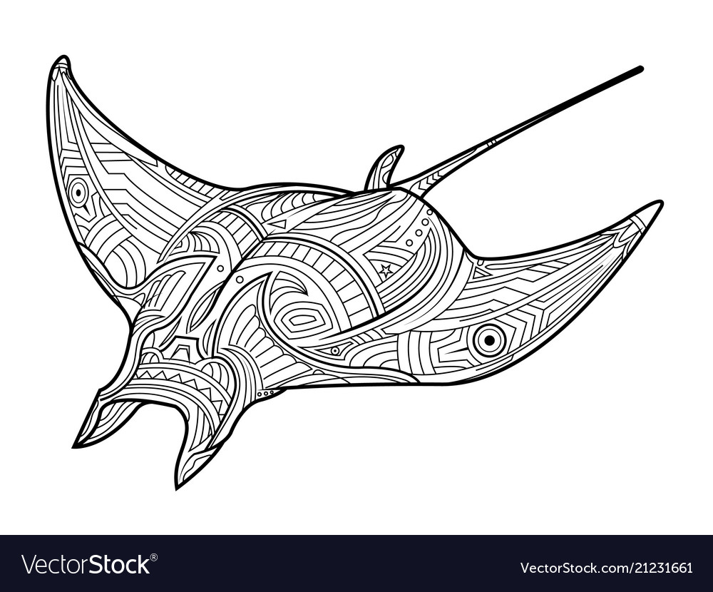 Featured image of post Stingray Coloring Pages In this tutorial we will draw stingray