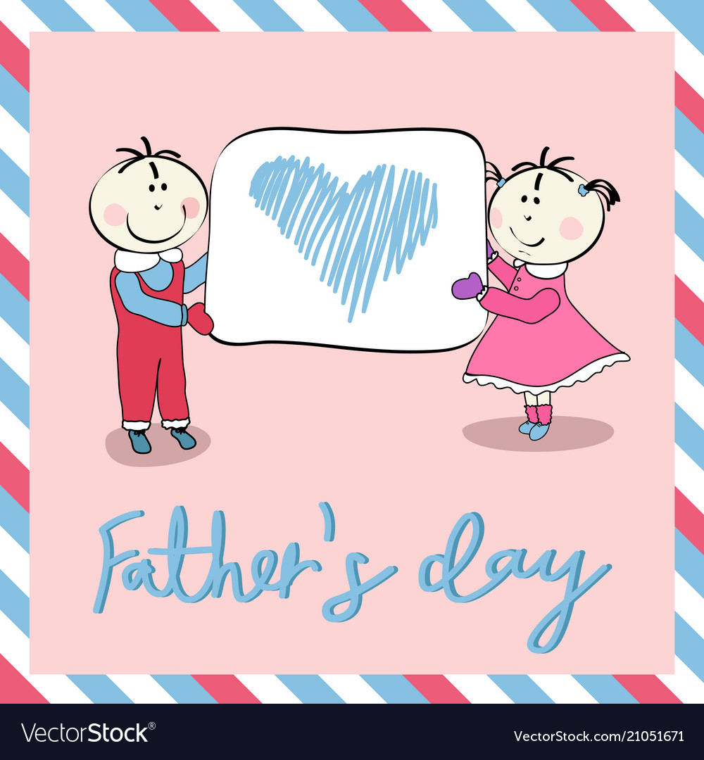 Happy fathers day Royalty Free Vector Image - VectorStock