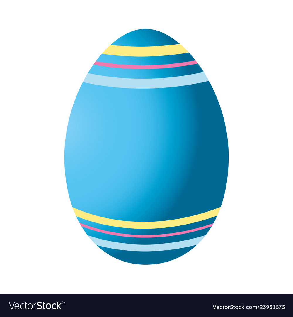 Easter egg cartoon Royalty Free Vector Image - VectorStock