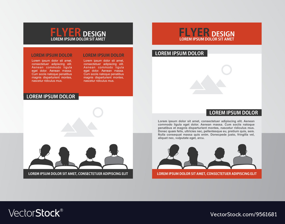 Flyer Royalty Free Vector Image VectorStock