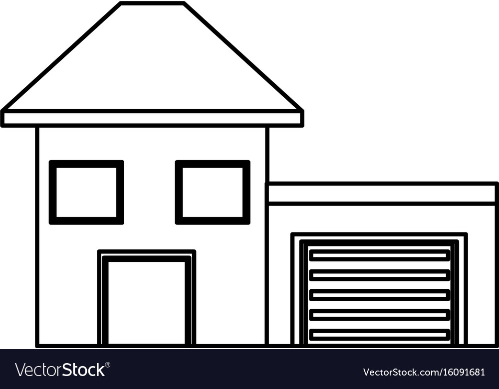 House real estate Royalty Free Vector Image - VectorStock