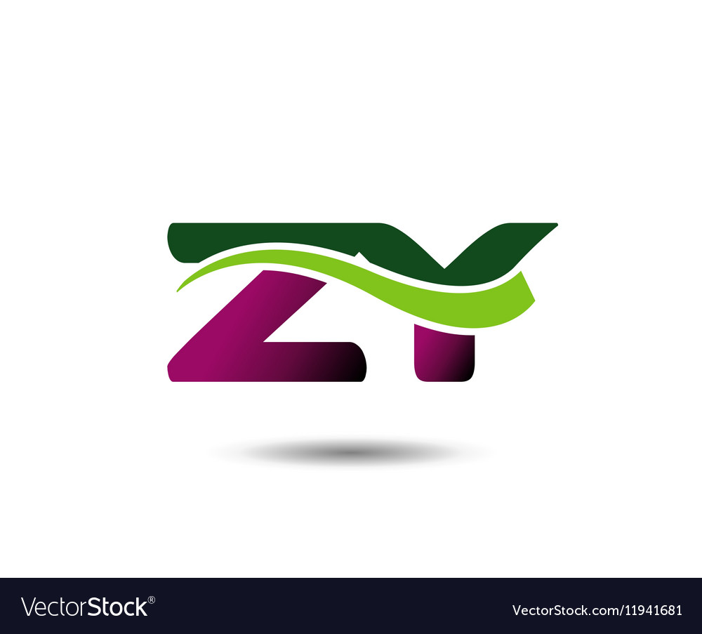 letter-z-and-y-monogram-logo-royalty-free-vector-image