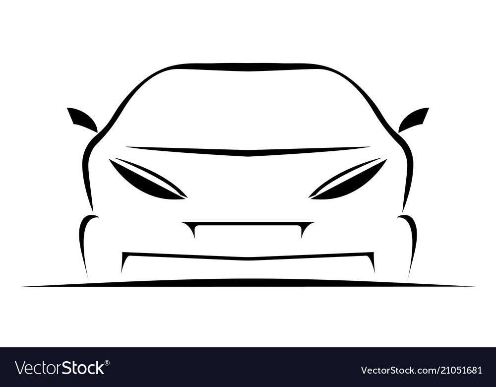 Simple car icon Royalty Free Vector Image - VectorStock