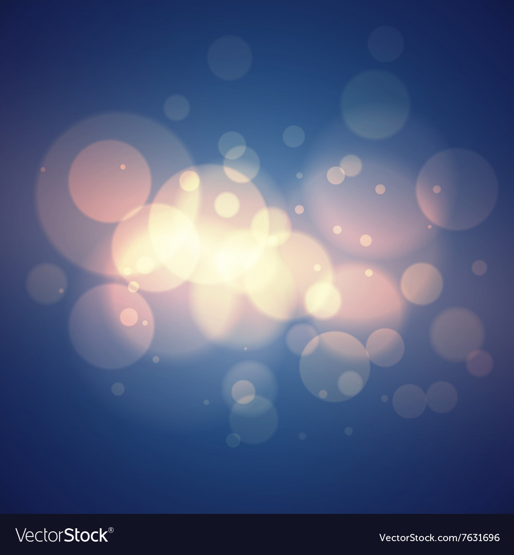 Abstract colorful bokeh background Royalty Free Vector Image