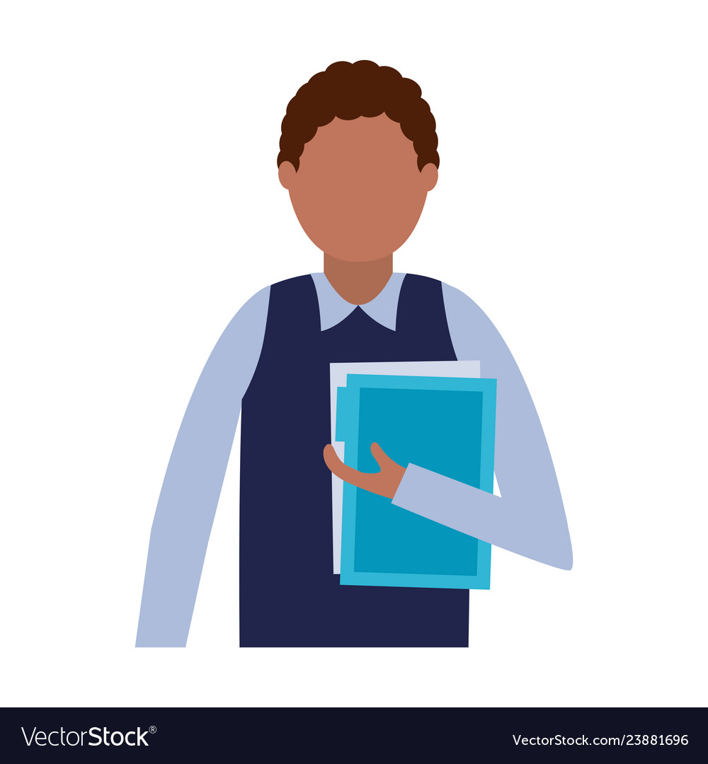 Business man portrait Royalty Free Vector Image