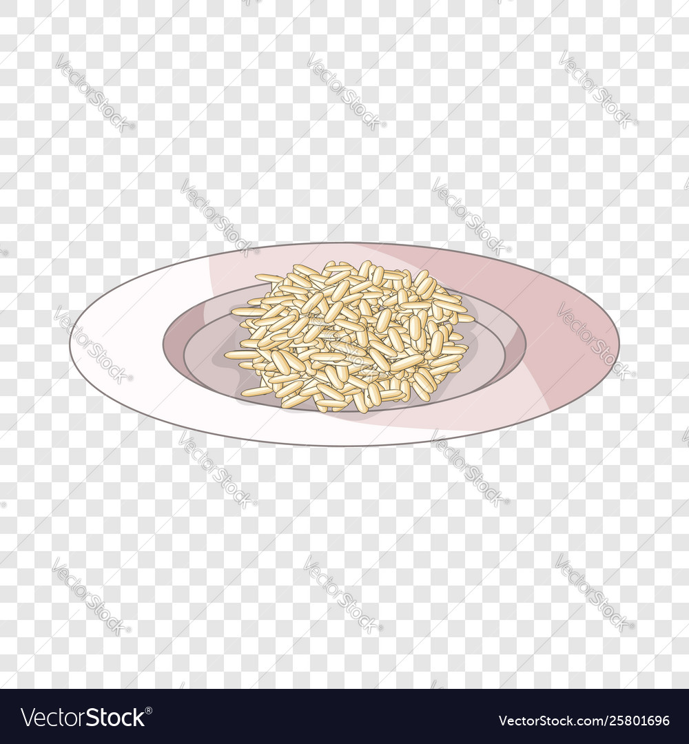 Rice in plate icon cartoon style Royalty Free Vector Image Rice in plate icon cartoon style Royalty Free Vector Image