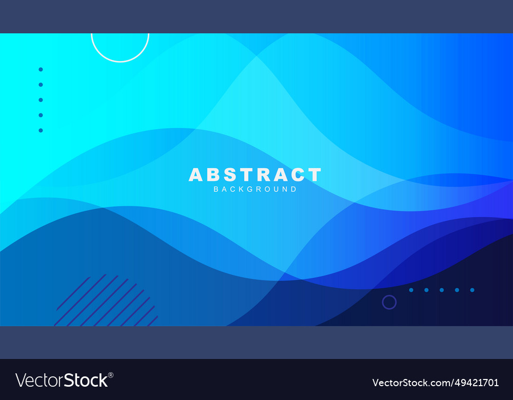 Abstract blue geometric shape overlay layer Vector Image