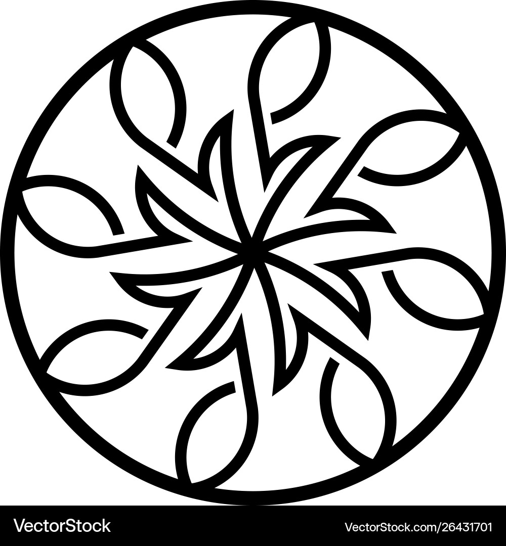 Leaf nature logo template Royalty Free Vector Image