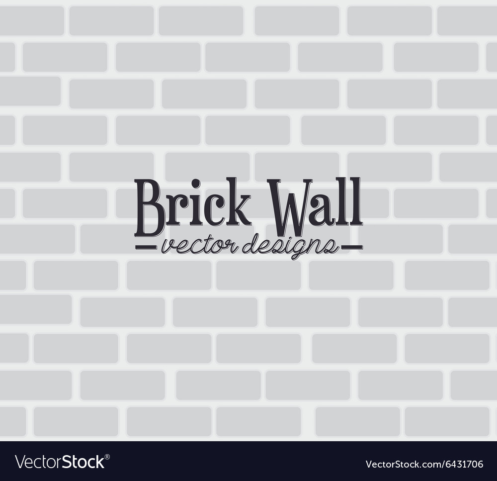 Brick wall design Royalty Free Vector Image VectorStock