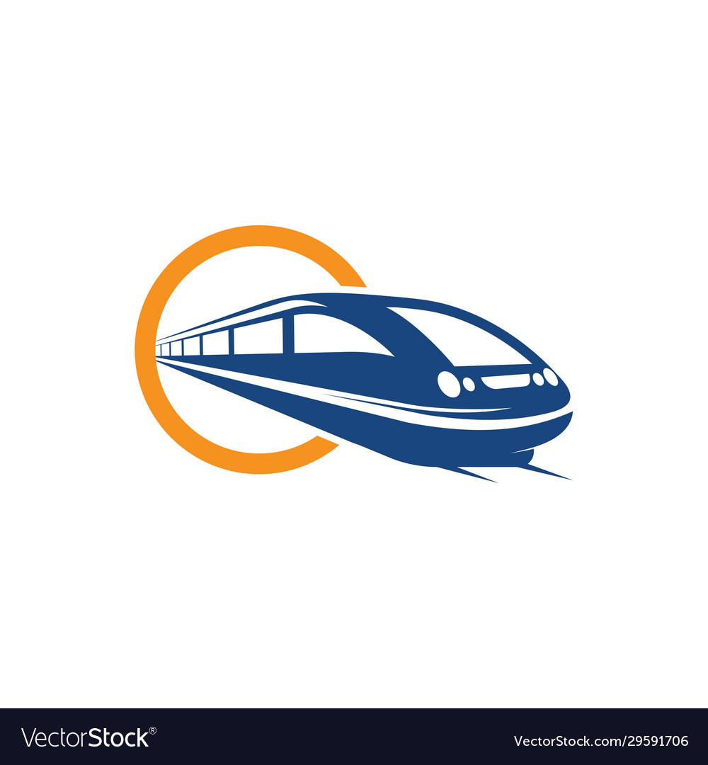 Fast train icon design Royalty Free Vector Image