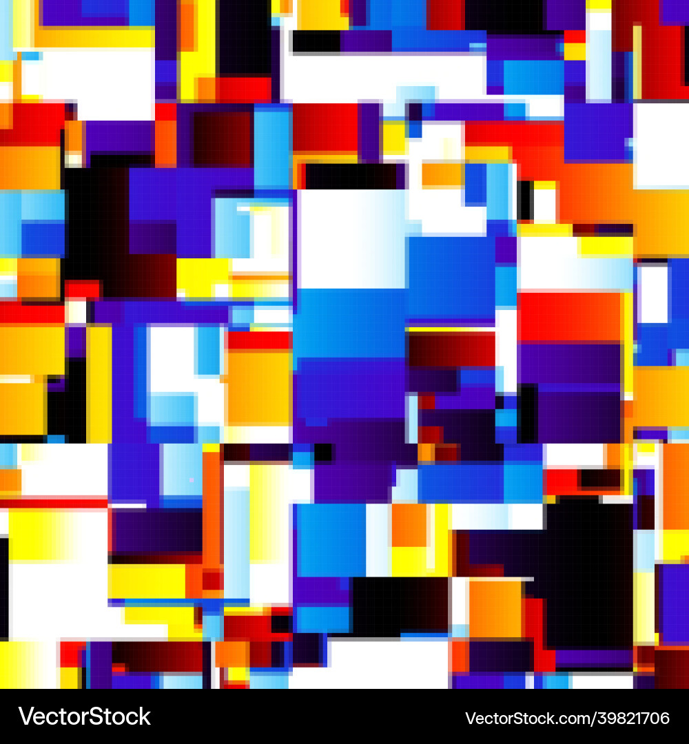 Geometric abstract pattern in low poly style Vector Image