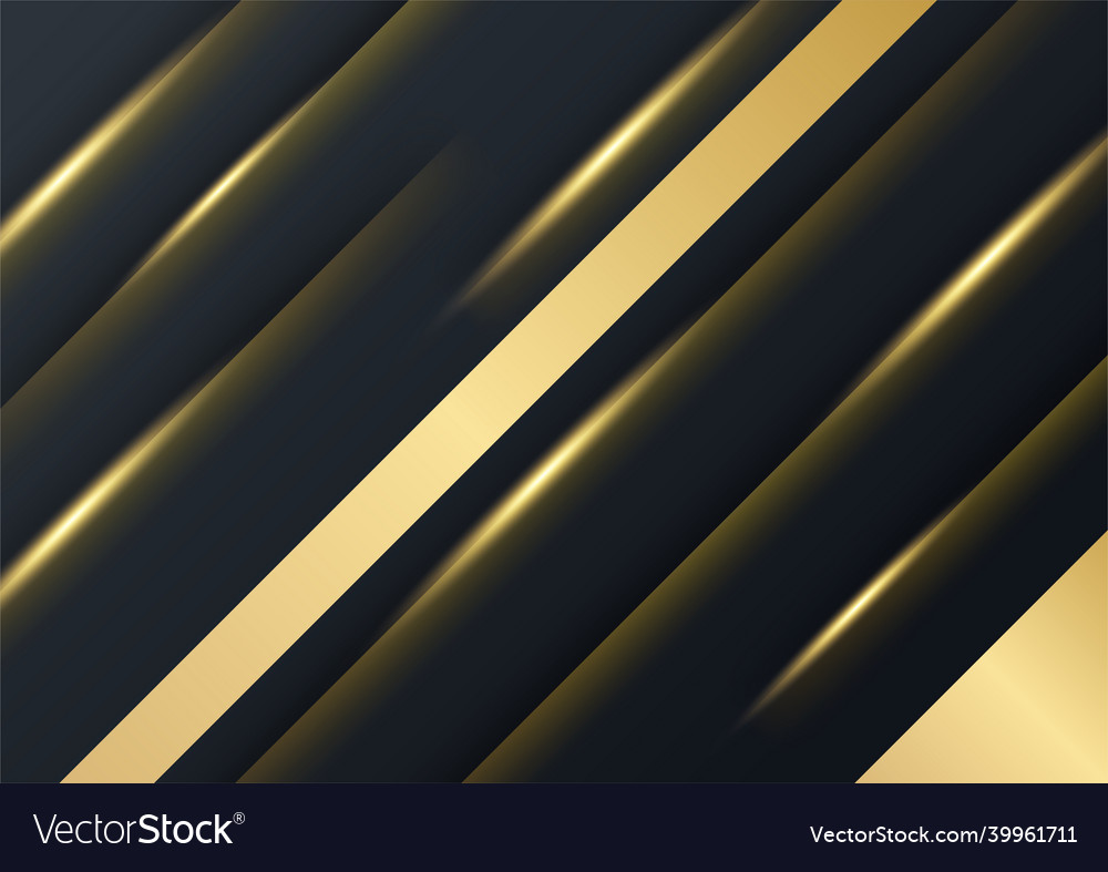 Black and gold abstract background Royalty Free Vector Image