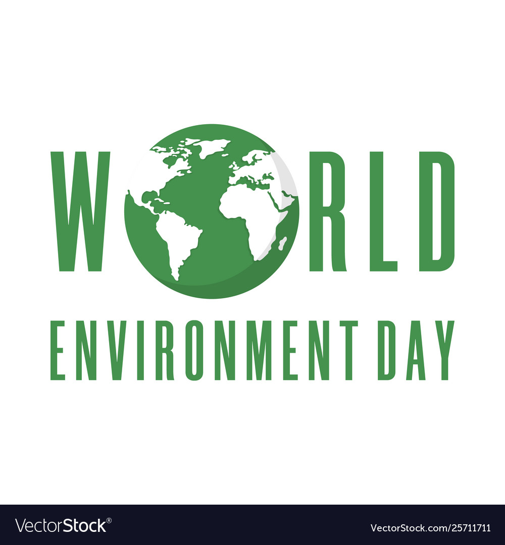 World environment day creative poster or banner Vector Image