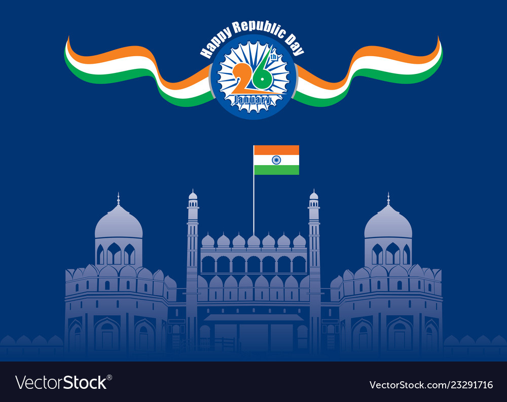 Happy independence day india poster design Vector Image