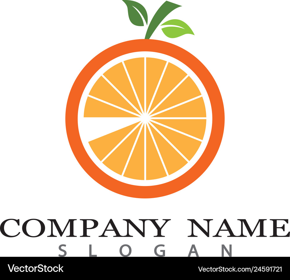 Orange icon Royalty Free Vector Image - VectorStock