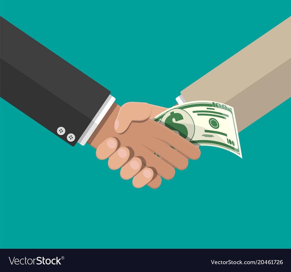 hand-giving-money-to-other-royalty-free-vector-image