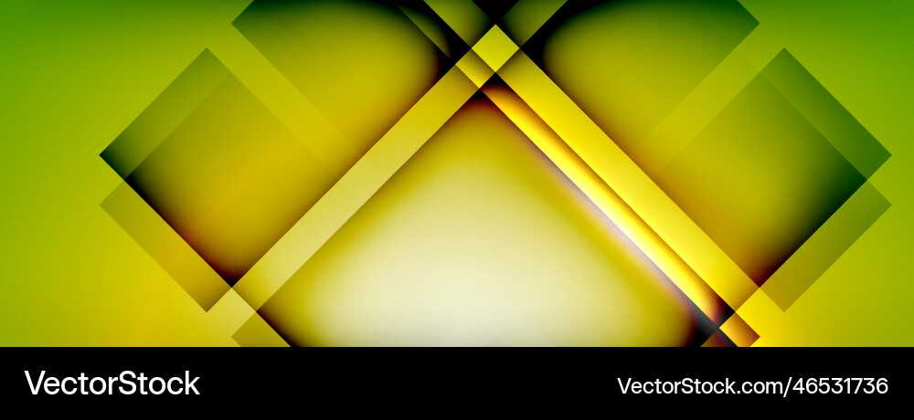 Light and shadow squares and lines abstract Vector Image