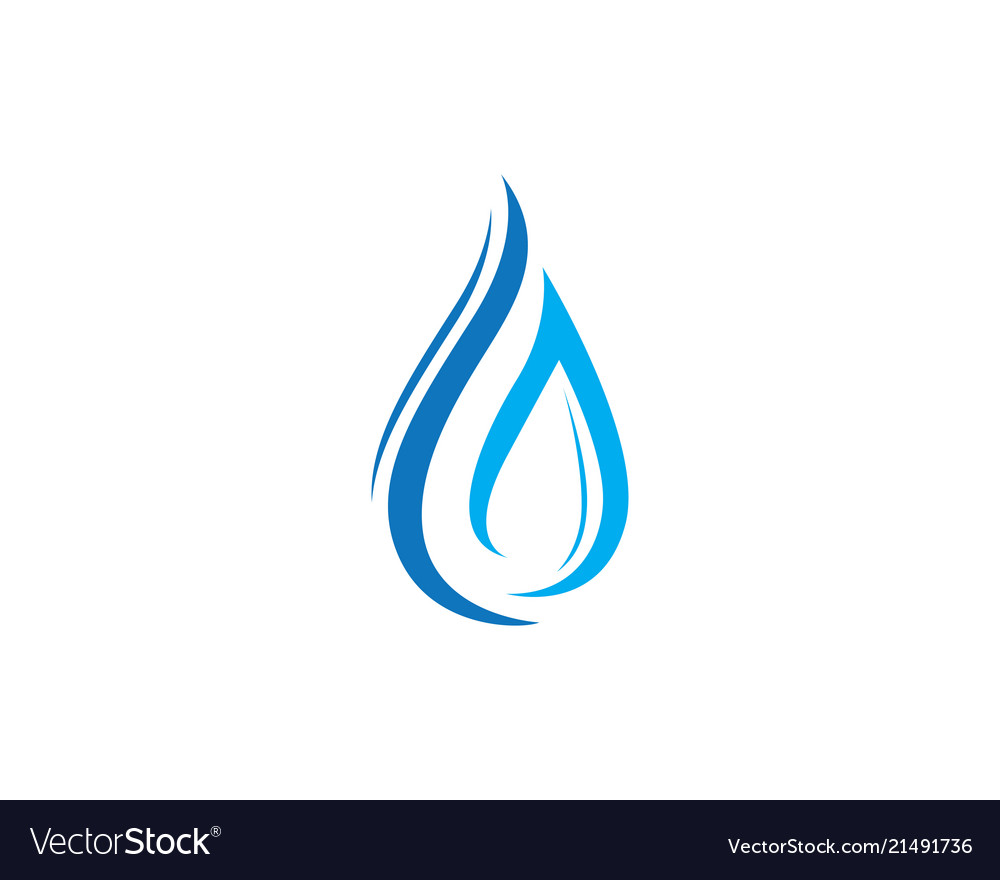 Water drop icon Royalty Free Vector Image - VectorStock