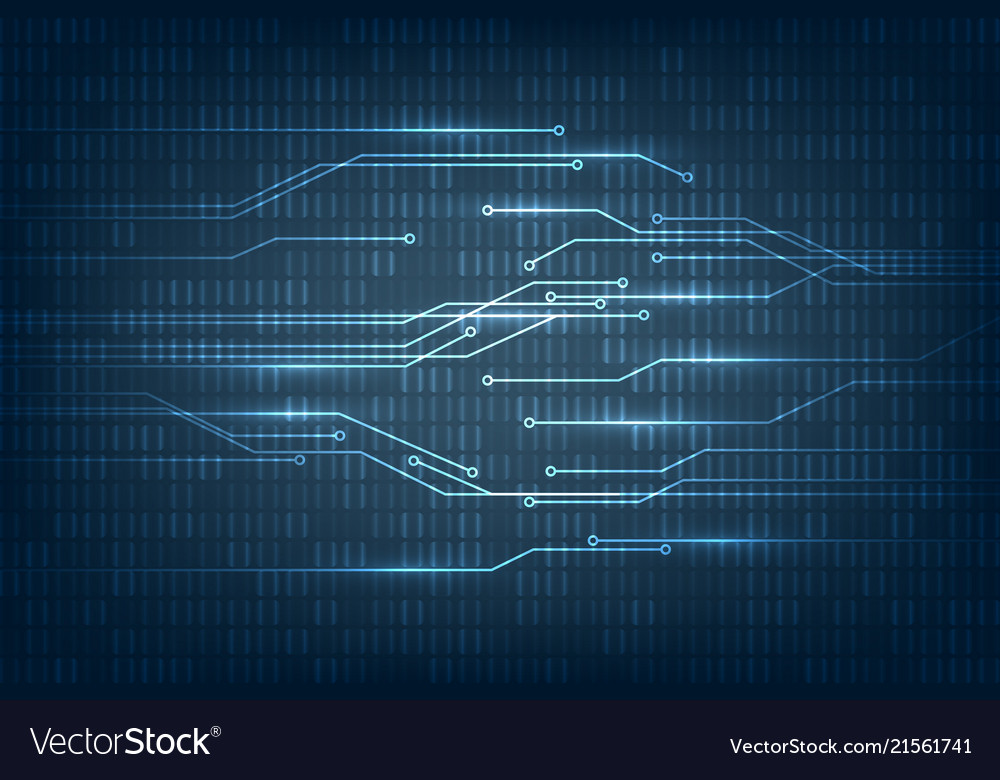 Abstract digital Royalty Free Vector Image - VectorStock