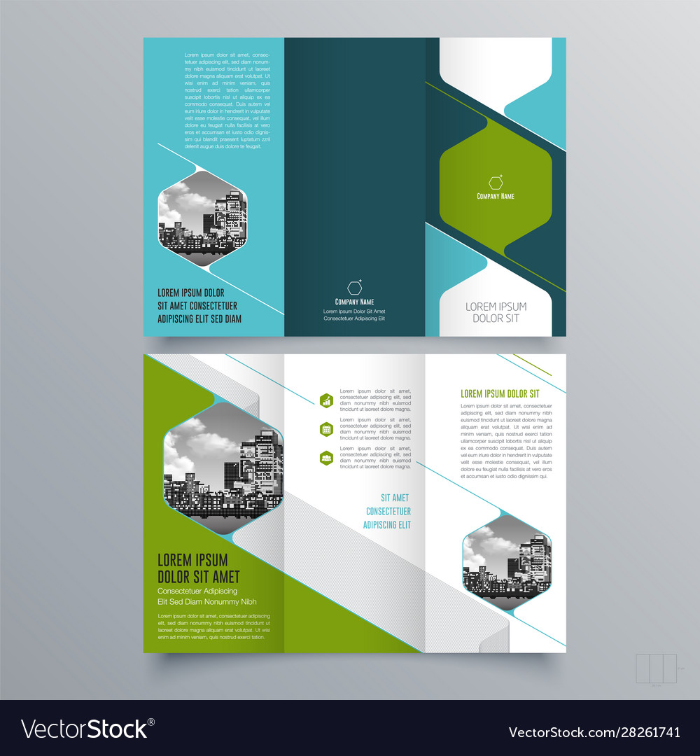 Brochure design 1393 Royalty Free Vector Image