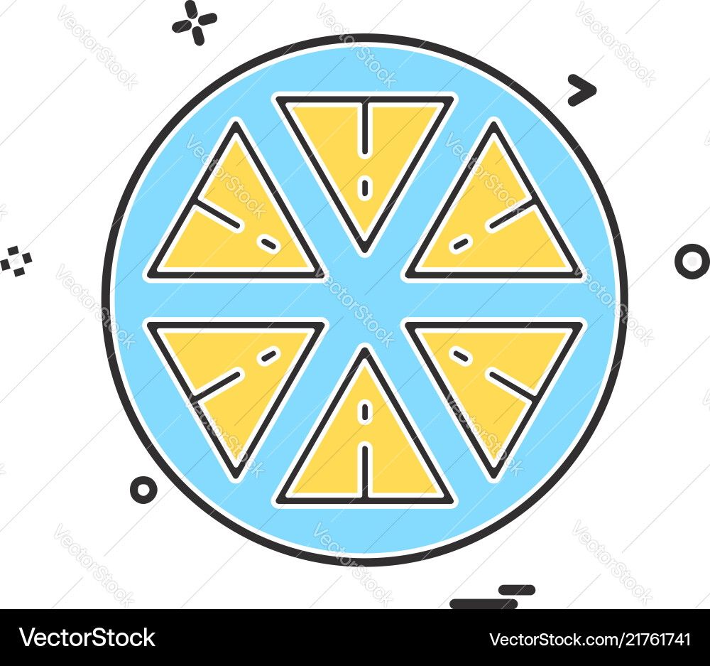 Lemon icon design Royalty Free Vector Image - VectorStock