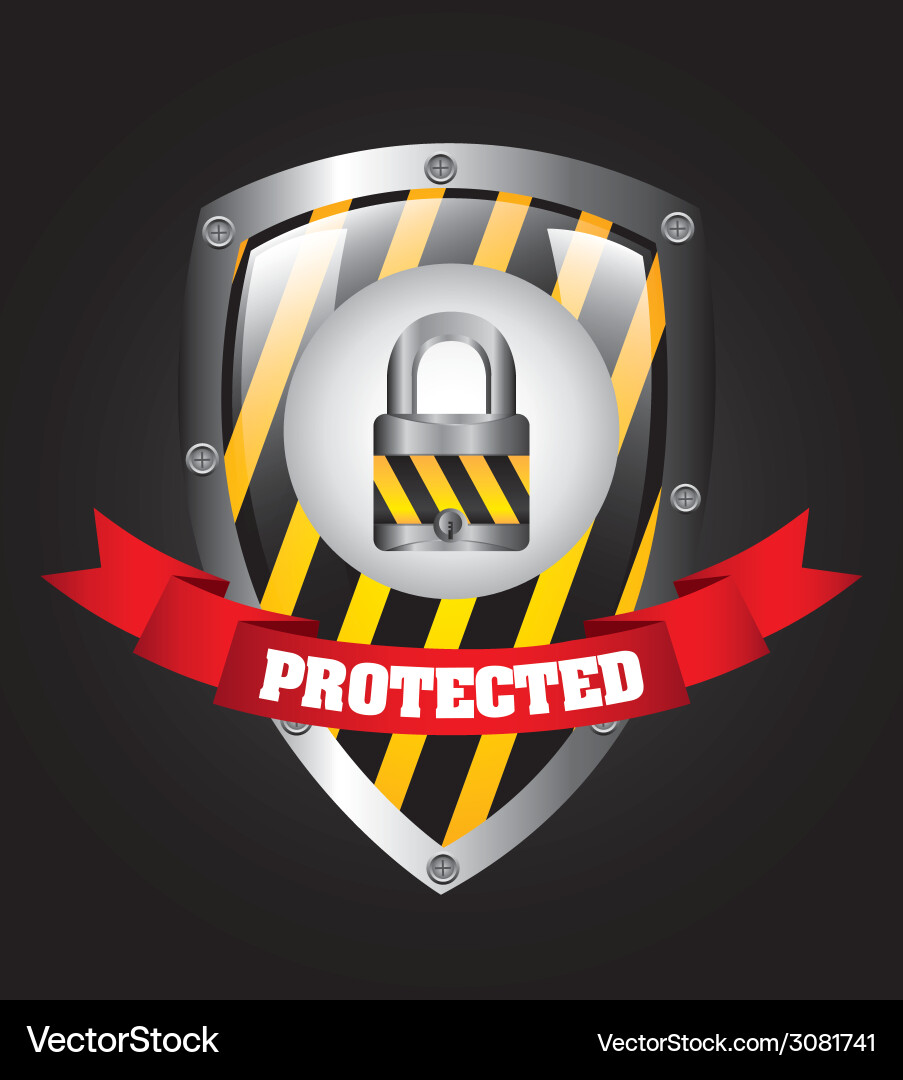 Security design Royalty Free Vector Image - VectorStock