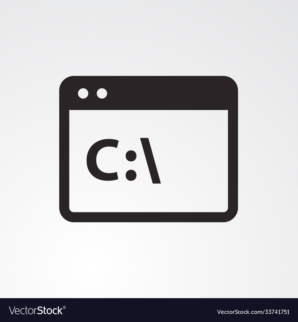 Command line icon Royalty Free Vector Image - VectorStock