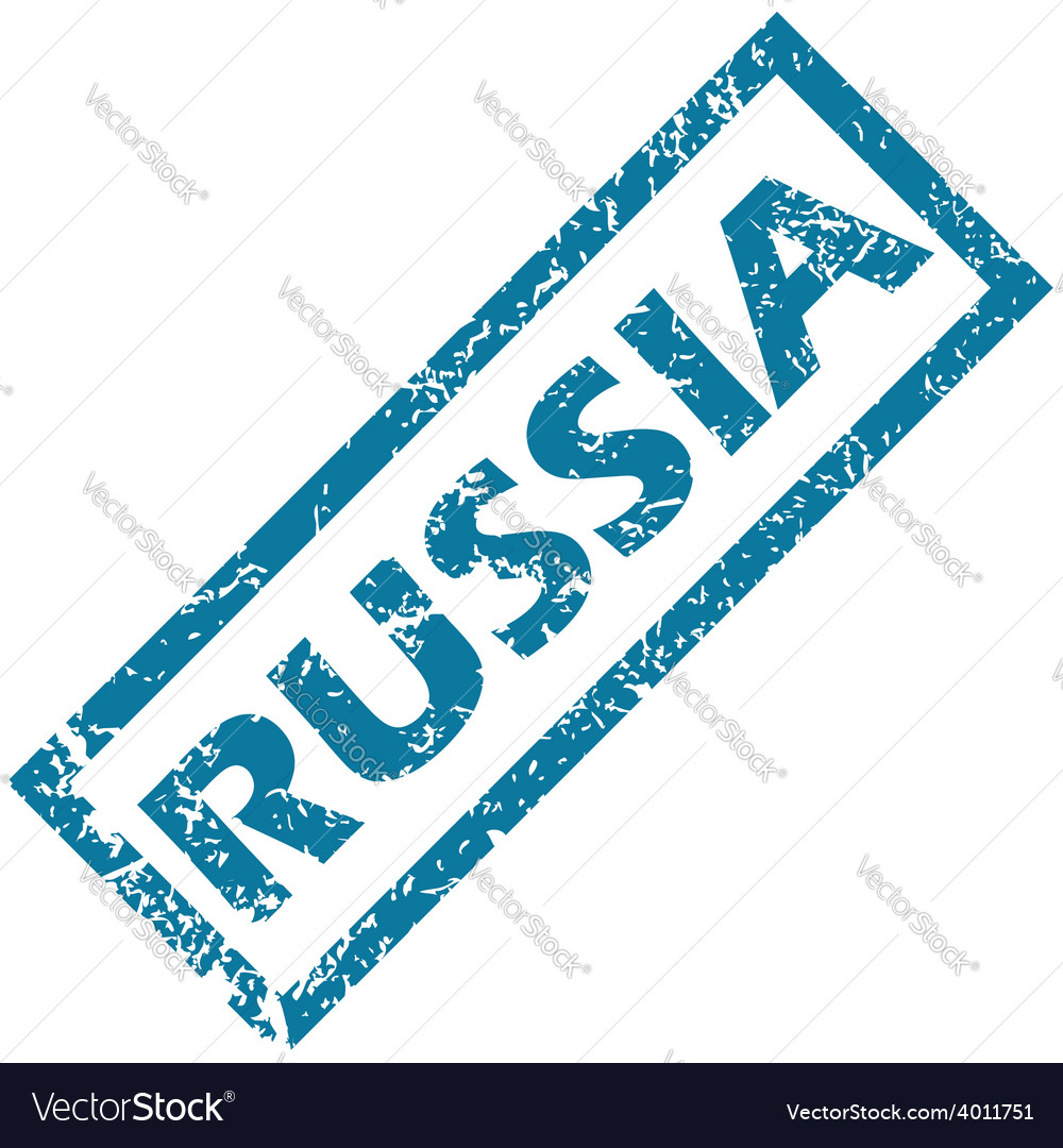 Russia rubber stamp Royalty Free Vector Image - VectorStock