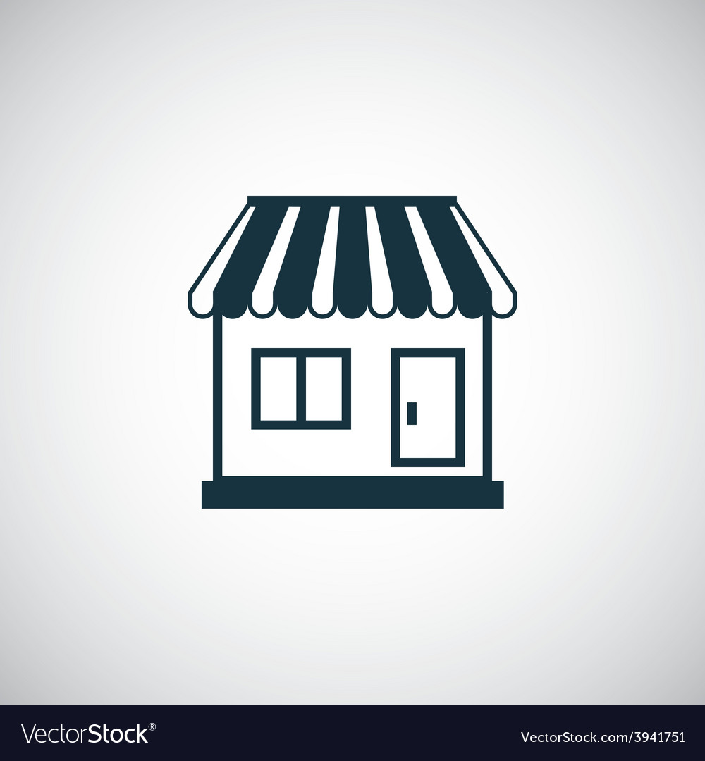 Shop building Royalty Free Vector Image - VectorStock