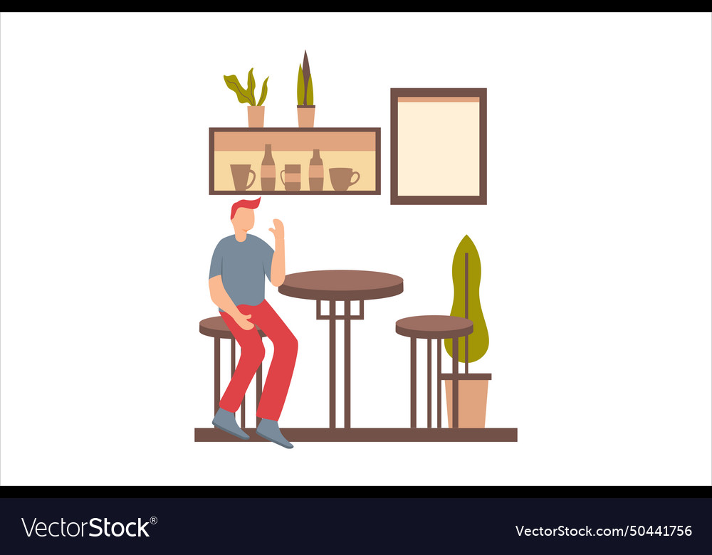 Coffee shop flat design