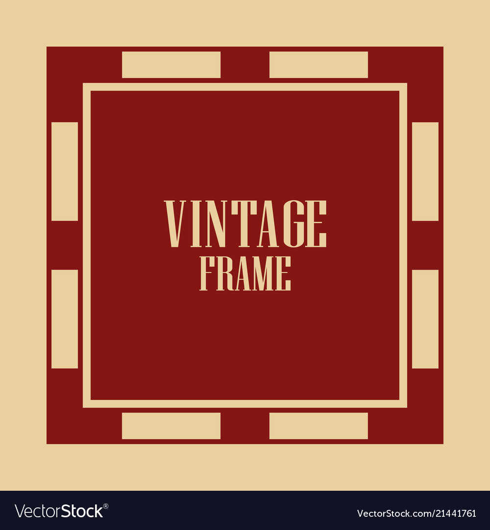 Art deco frame Royalty Free Vector Image - VectorStock