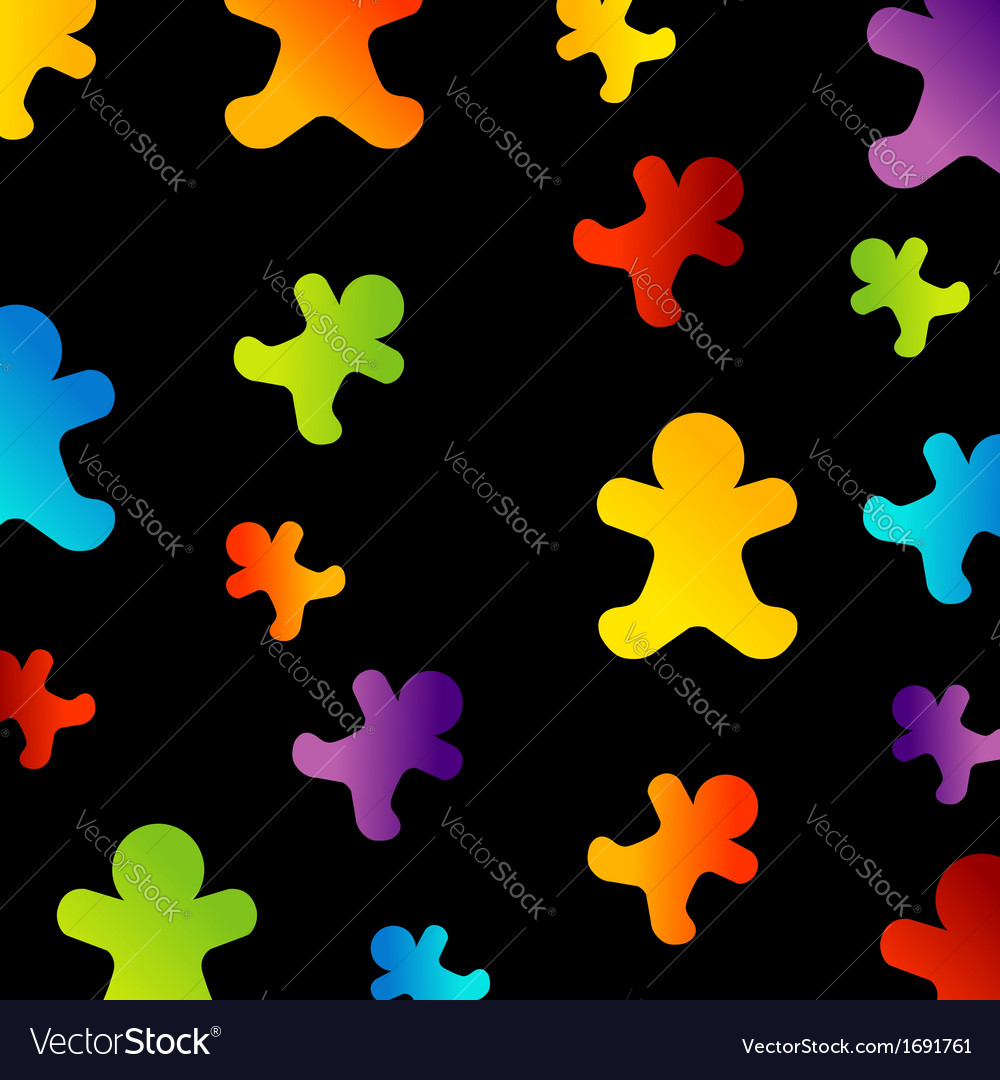 Gingerbread background Royalty Free Vector Image