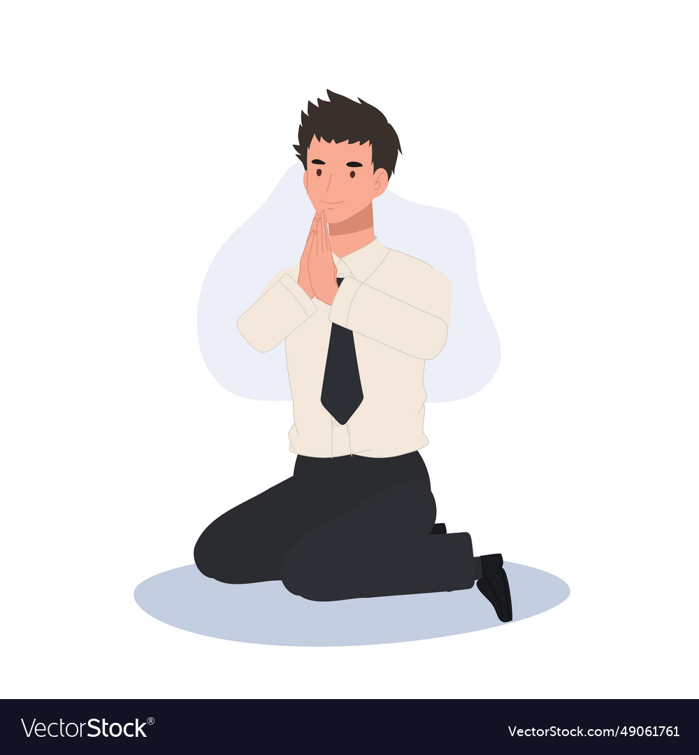 Sitting Smiling Thai University Student Royalty Free Vector