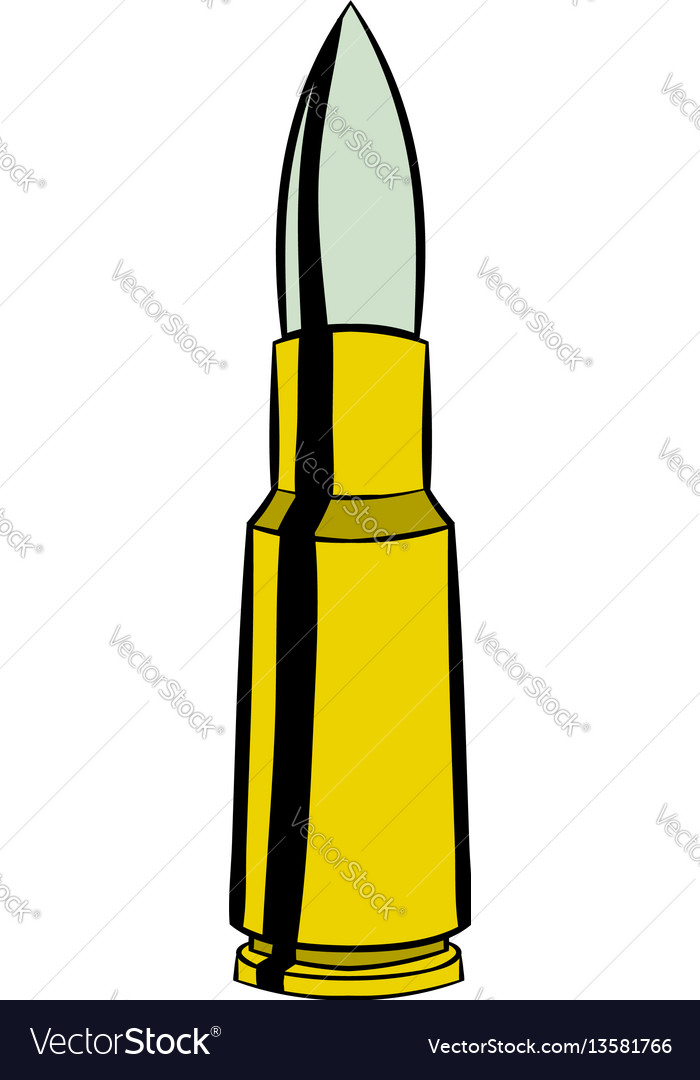 Bullet icon cartoon Royalty Free Vector Image - VectorStock