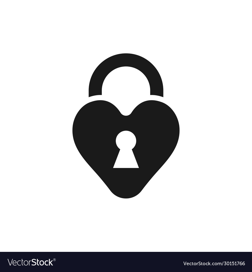 Padlock graphic design template isolated Vector Image