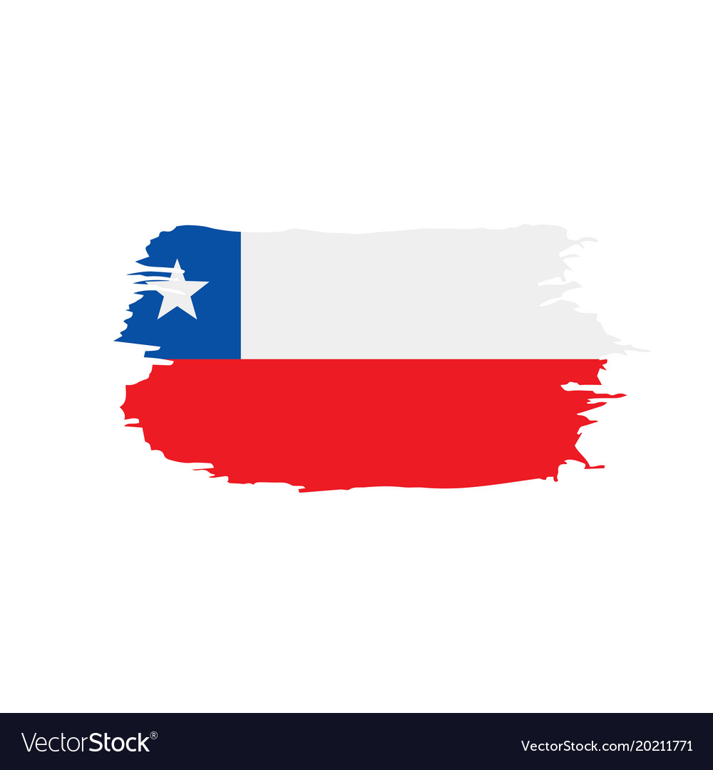 chile flag royalty free vector image vectorstock