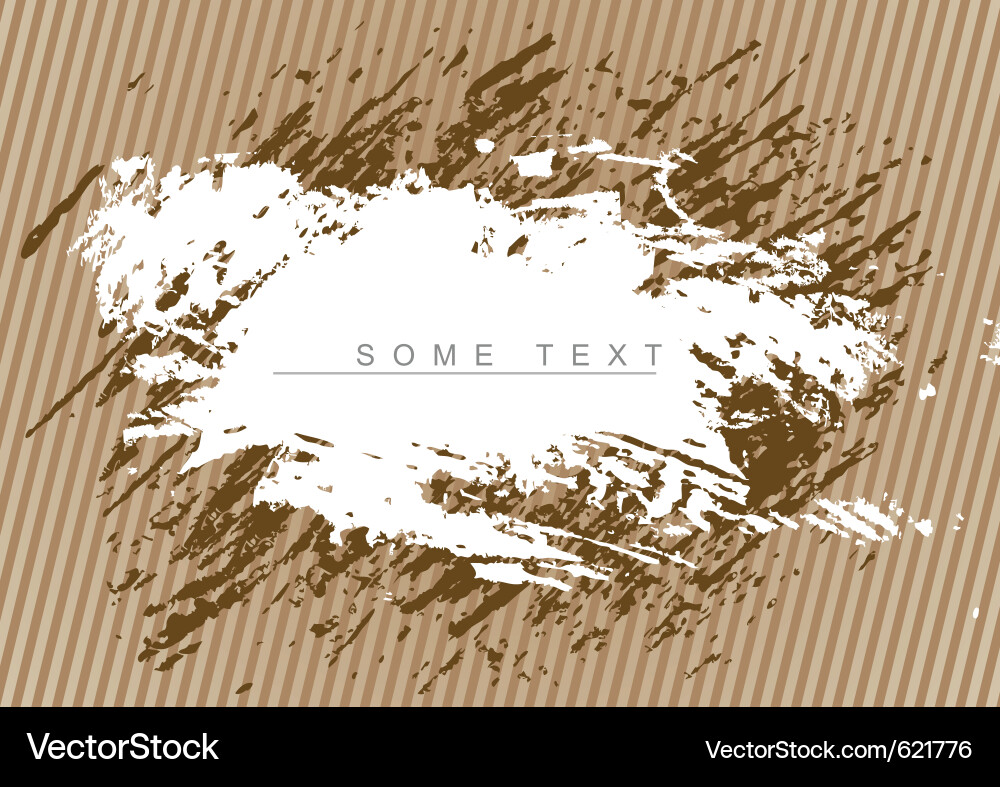 Brown grunge background Royalty Free Vector Image