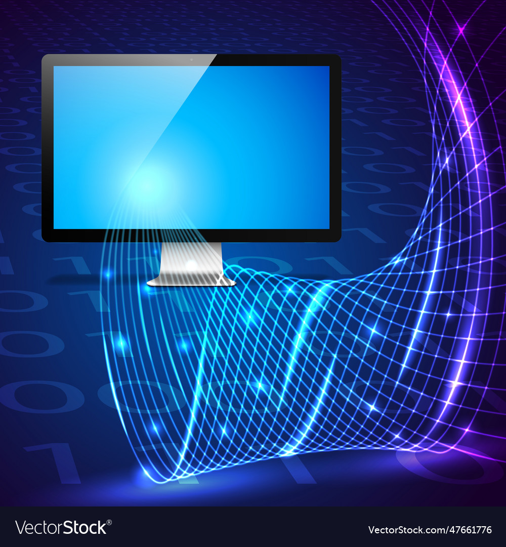 Digital technology concept Royalty Free Vector Image