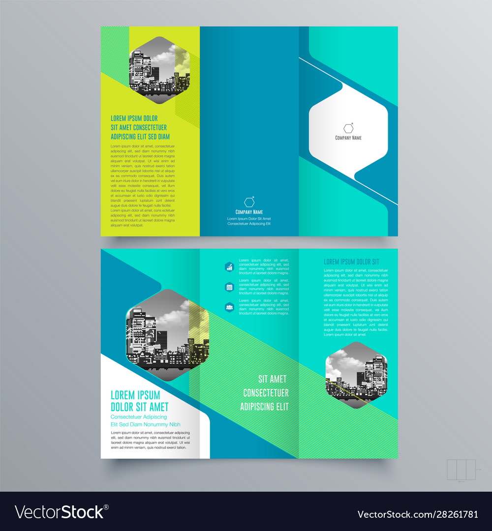 Brochure design 1430 Royalty Free Vector Image