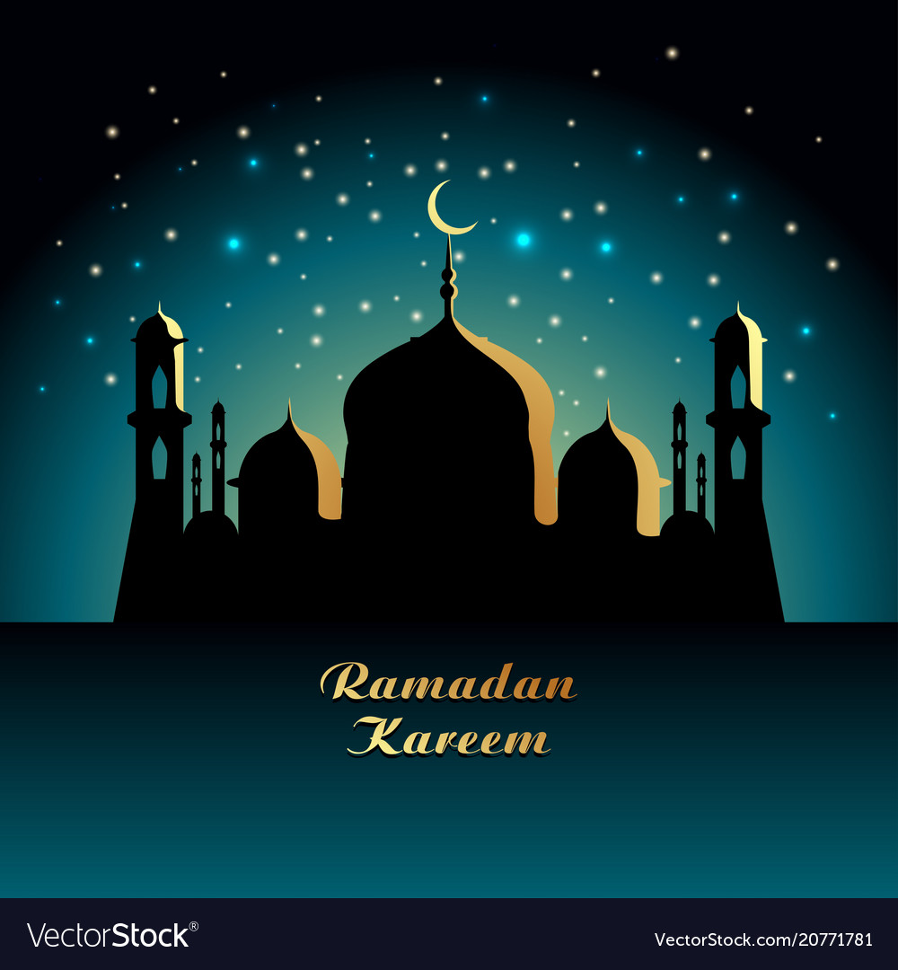 Ramadan kareem background Royalty Free Vector Image