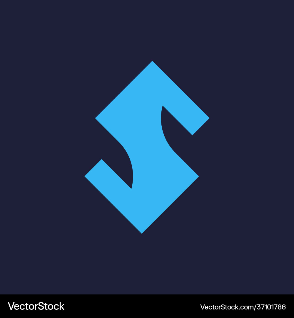 Letter s logo Royalty Free Vector Image - VectorStock