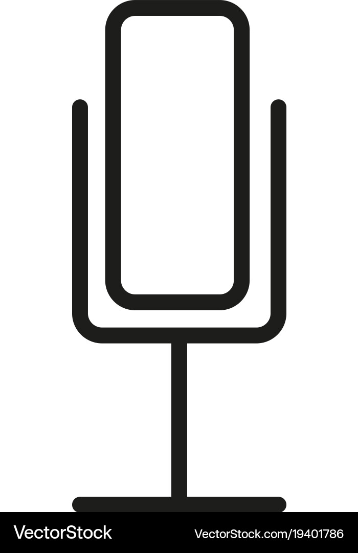 Mic icon Royalty Free Vector Image - VectorStock