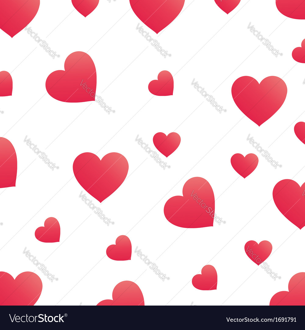 Background with pink hearts Royalty Free Vector Image