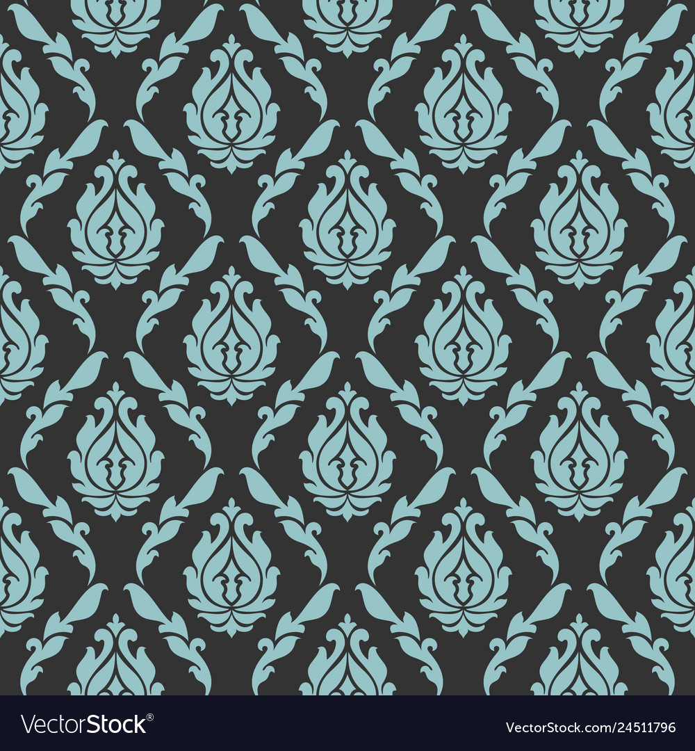 Damask seamless pattern for design vintage Vector Image